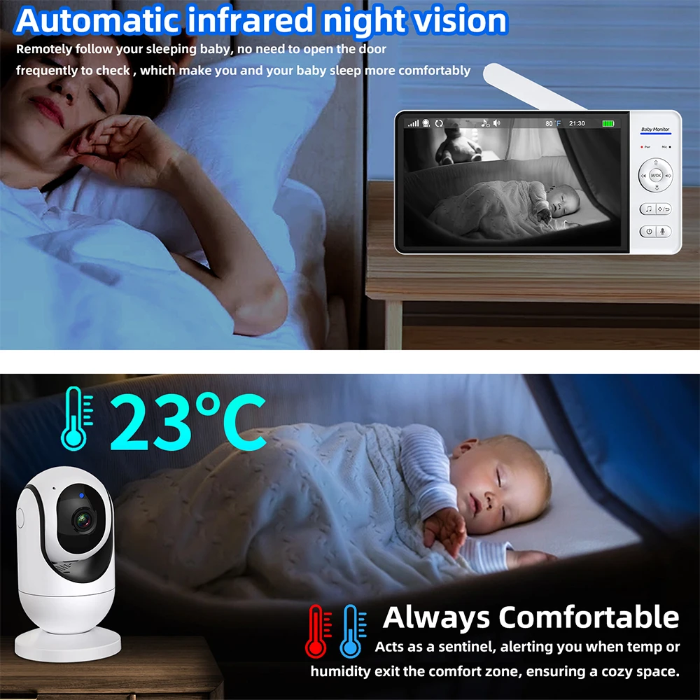 Hiçbir WiFi 7 Inç Bebek Monitö - Home Cinema Wireless incelemesi ve fiyatı