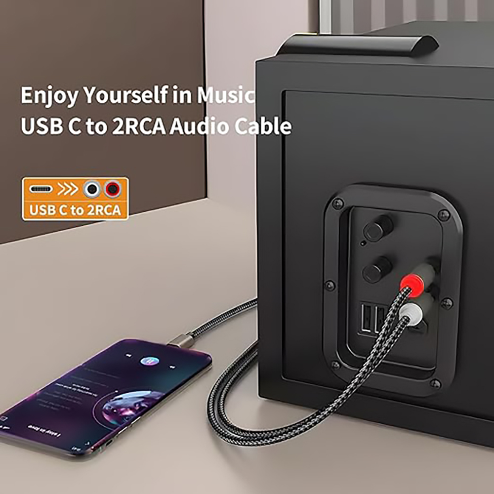 USB C - 2 RCA Ses Kablosu, Tip - Audio Home Cinema incelemesi ve fiyatı